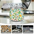 thumbnail image 6 of Yayeee Ashtray with Lid for Cigarette Smokeless Stainless Steel Home Ash Holder, Retro Blue Floral, 6 of 7