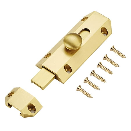 

Yrtoes Gardening Tools For Women Gardening Hand Tools Pure copper Lock Slide Window Door Bolt Black Copper Hasp Chrome Iron