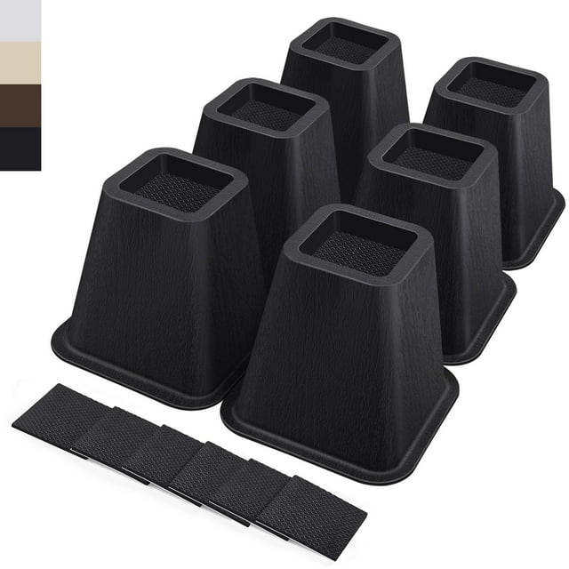 Elevadores de cama ANNKUT de 6 pulgadas, resistentes para muebles, 1000 kg