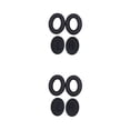 thumbnail image 2 of Injueey Almohadillas para los oídos Cojines Accesorios para auriculares de cuero Manga Elipse Transpirable Reemplazo en la oreja para Type3 NO3, 2 of 6