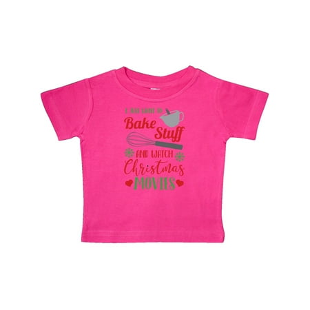 

Inktastic I Just Want To Bake Stuff and Watch Christmas Movies Gift Baby Boy or Baby Girl T-Shirt