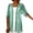 Green*, variant on Womens Sheer Chiffon Cardigans Puff Half Sleeve See Through Dusters Casual Loose Kimono Cardigan Capes
