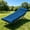 Blue, variant on Dozzle Folding Camping Cot with Removable Mattress, Portable Foldable Outdoor Bed for Camping, 74.41" D x 27.95" W x 13.78" H, Gray