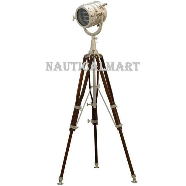 Designer Royal Nautical Tripod Floor Lamp Chrome Finish Stand Com Designer Royal Nautical Tripod Floor, Nautical Tripod Floor Lamp
