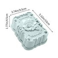 thumbnail image 3 of Rose Carved Soap Dish with Lid Bathroom Household Connected Draining Soap Box European Print Soap Holder, 3 of 5