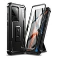thumbnail image 1 of Dexnor Full Body Case for Samsung Galaxy S20 Ultra/6.9 inches, [Built in Screen Protector and Kickstand] Heavy Duty Military Grade Protection Shockproof Protective Cover for Galaxy S20 Ultra,Black, 1 of 5
