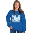 thumbnail image 4 of US Air Force USAF Faster Than Sound Sweatshirt for Men or Women Brisco Brands S, 4 of 6