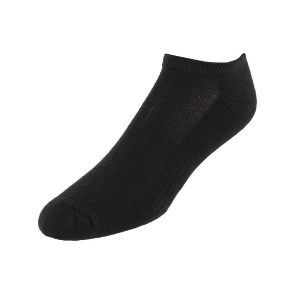 CTM Half Cushioned No Show Socks with Arch Support (3 Pairs) (Men)