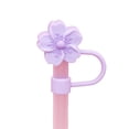 thumbnail image 3 of Silicone Straw Silicone Flower Straw Cute Straw Topper for 10mm Diameter Straws Dust-proof Reusable Perfect Party Decor Gift Flower Shaped Straw Cover, 3 of 8
