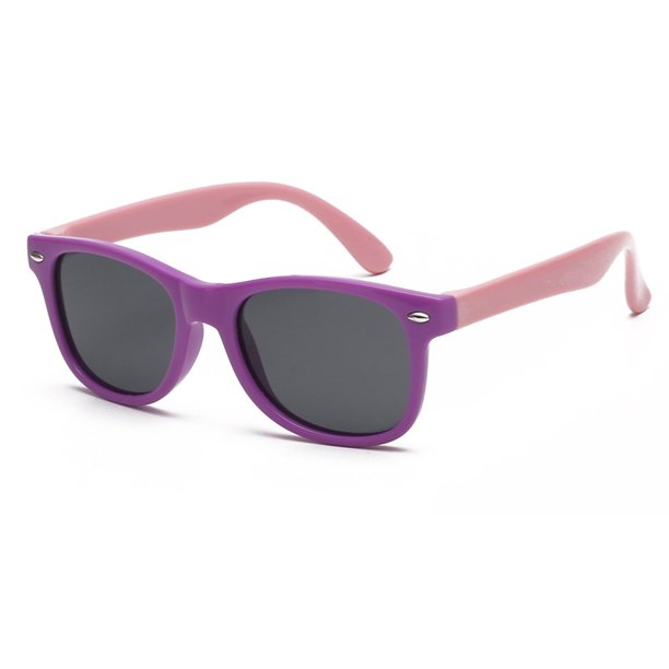 Gafas de sol para niños, gafas de sol polarizadas, gafas de sol micin, gafas de sol clásicas de silicona para niños TPEE