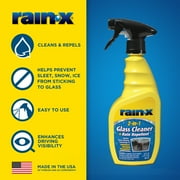 (4 pack) Rain-x Glass Cleaner + Rain Repellent, 23 oz - 5071268