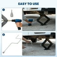 thumbnail image 4 of Kohree 24" 9500lbs RV Trailer Stabilizer Leveling Scissor Jacks with Crank Handle and Drill Bit,Set 4, 4 of 11