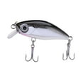 thumbnail image 1 of Señuelo de pesca Minnow Swimbait con anzuelo de 4,5 cm/4,5 g, cebo de arrastre, crankbait Negro, 1 of 9