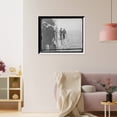 thumbnail image 3 of Historic Framed Print, Admiral Schley leaving U.S.S. Brooklyn on Captain Cook's departure for Puerto Rico, 1898, 17-7/8" x 21-7/8", 3 of 9