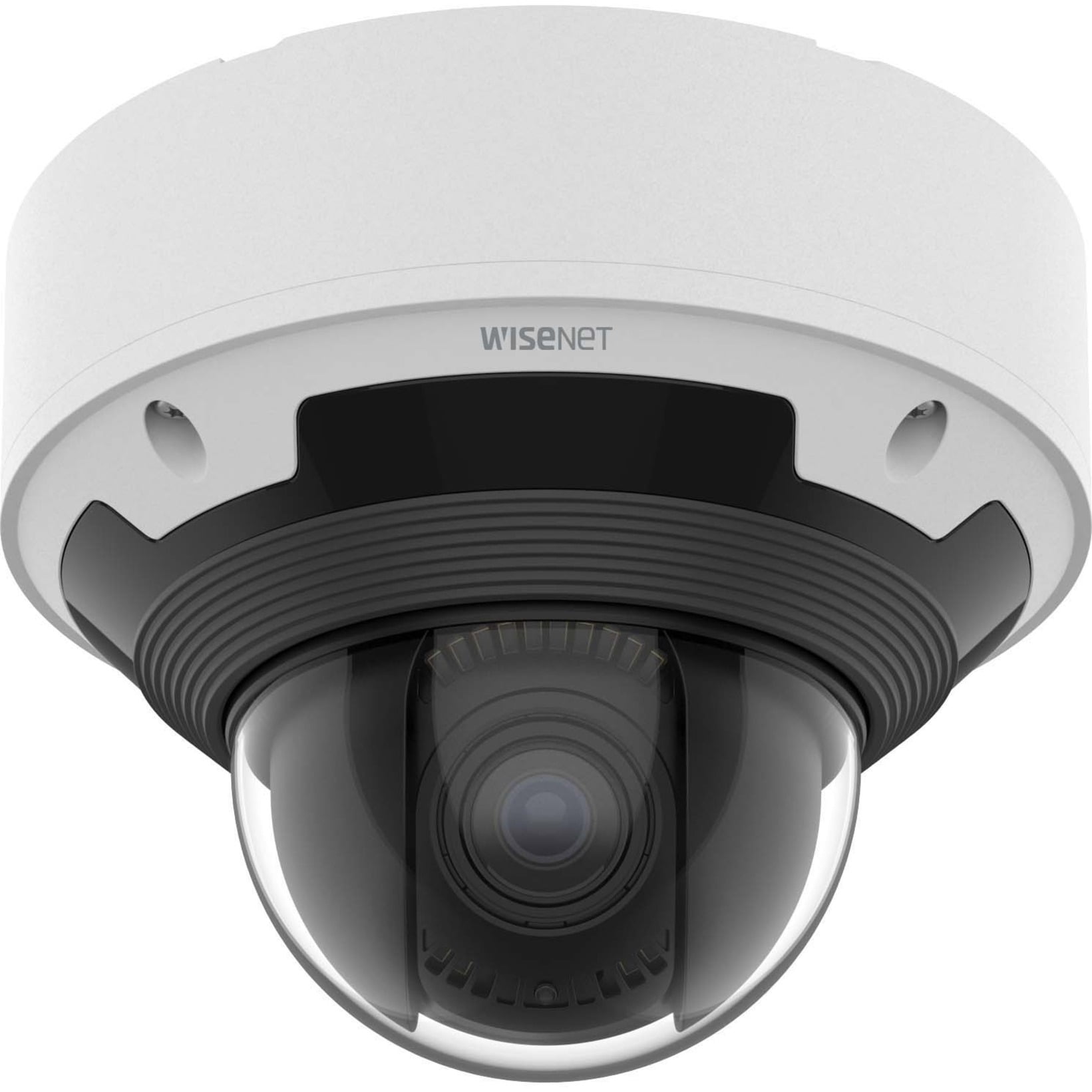 Hanwha Techwin XNV-9083RZ 8 Megapixel Outdoor 4K Network Camera, Color, Dome, White