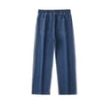 thumbnail image 5 of B91xZ Ripped Jeans for Men Premium Cowboy Cut Regular Fit Ripped Jean,Blue L, 5 of 5
