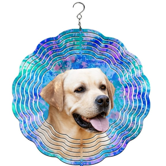 Labrador Retriever Wind Spinner, Garden Décor, Yard Décor, Porch Décor, Lab