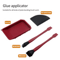 4Piece Woodworking Brush Tool Set Multifunctional Soft Silicone Wood