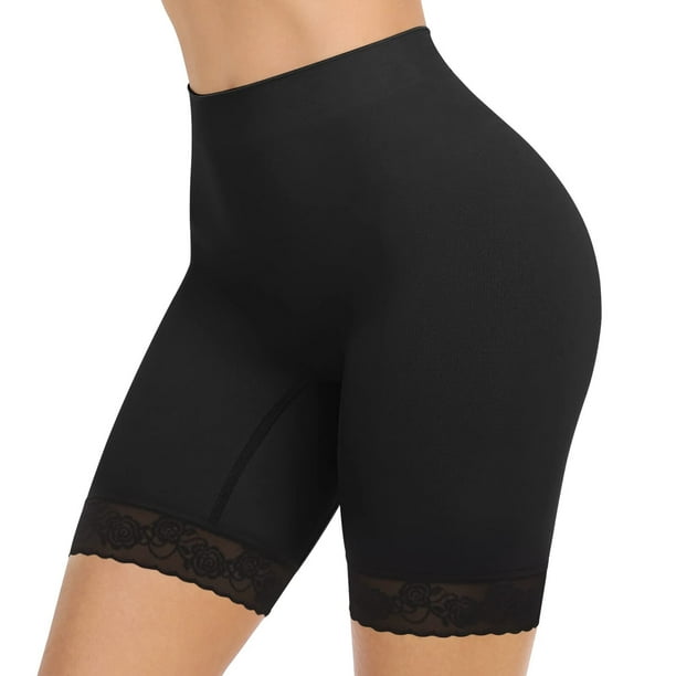 Women's Slip Shorts,Stretchy Lace Boyshorts Panties