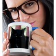 thumbnail image 2 of 3drose, Black Cat, 11oz Two-tone Blue Mug, 2 of 6