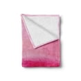 thumbnail image 2 of Peach Soft Flannel Fleece Throw Blanket, Hand Drawn Watercolor Brush Strokes Pattern Wet Paint Style Romantic Image, Cozy Plush for Indoor and Outdoor Use, 50" x 70", Pink Hot Pink, by Ambesonne, 2 of 6