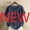 Navy, variant on Plus Size Women Blouses Women Casual And Linen Round-Neck Printed Short Sleeve Button T-shirt Blouse Tops for Women White 2XL