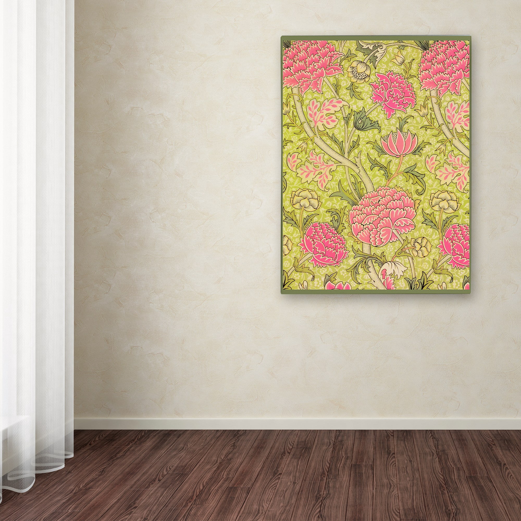 Trademark Fine Art 'Flowers 2' Canvas Art by Vintage Lavoie