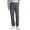 Grey, variant on GENTS BLISS Lightweight Men Pants Elastic Drawstring Pants for Men Cotton Linen Men Pants with Pocket Regular Fit Pants
