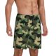 thumbnail image 2 of Balery Camouflage Dinosaur Pantalones cortos de pijama de punto de algodón para hombre con cinturilla y bolsillos-4X-Large, 2 of 6