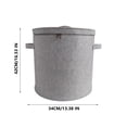 thumbnail image 5 of Foldable Laundry Basket with Zipper - Large Capacity Storage Bin for Clothes, Toys & Home Organization, 5 of 5