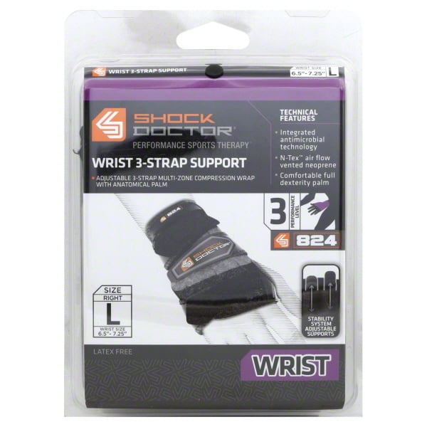 Shock Doctor NEW Wrist Sleeve-Wrap Support Right XL 7.25-8" Performance 2 822 