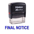 thumbnail image 2 of Printtoo FINAL NOTICE Self Inking Rubber Stamp Office Stationary Custom Stamp-Blue, 2 of 2