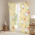 thumbnail image 3 of Manfei Kawaii Duck Black Out Curtains for Kids Girls Boys,Cute Animal Bowknot Curtains Pack of 2 (42x63 Each),Luxury Bedroom Decor, 3 of 6