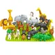 thumbnail image 5 of Bloques de construcción de animales de granja de gran tamaño, partículas de zoológico, peces, perros, ciervos, leones, ballenas, dinosaurios, compatibles con Duploes, ladrillos de gran tamaño, juguete, 5 of 5