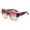 thumbnail image 1 of Gafas de Sol FEISEDY Retro Cuadradas Sobredimensionadas para Mujer B2276, 1 of 8