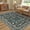 Black/Green/Brown, variant on UERMEI 9'x12' Washable Large Area Rugs for Living Room,Vacuum Friendly, Non-Silp Low-Pile Rug for Bedroom, Boho Home Decor Carpets, Beige Blue