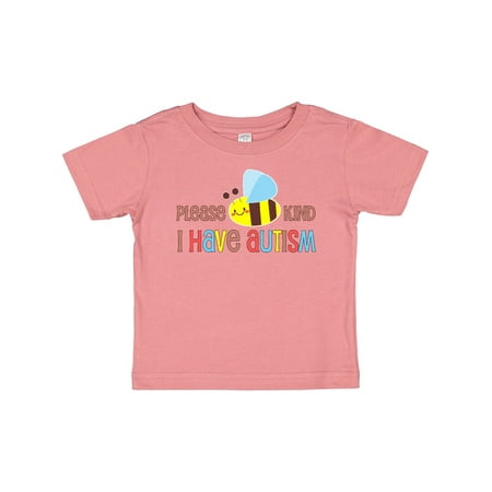 

Inktastic Please Bee Kind I Have Autism Boys or Girls Baby T-Shirt