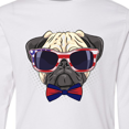 thumbnail image 4 of Inktastic Pug Dog July 4th Patriotic Sunglasses Long Sleeve Youth T-Shirt, 4 of 5