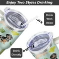thumbnail image 5 of Dachshund Dog Gift for Men Women, Dog Lovers Birthday Gifts, 40oz Stainless Steel Tumbler Cup with Handl,Straw, Insulated Travel Coffee Mug, 5 of 6