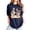 Navy-a, variant on MuXiKeJi Clothes 250 Anniversary USA Shirt Women's Retro Statue of Liberty 250Th T-Shirt Casual Flag Patriotic Shirt
