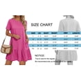 thumbnail image 6 of MOSHU Crew Neck Dresses for Women Short Sleeve Women Dresses Casual Swing Babydoll Midi Dress with Pockets, 6 of 12