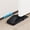 Black-1pack-Rubber, variant on Door Stoppers for Bottom of Door- Large Spring Heavy Duty Door Stop Wedge, 3'' High Adjustable Metal Tall Doorstop, Strongest Rubber Grip, Suits Carpet, Tile, Home, School +1 Wall Protector