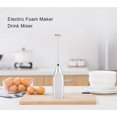 thumbnail image 2 of Jinsinto Electric Foam Maker Portable Milk Frother for Coffee Lattes Egg Drink Mixer (Silver), 2 of 5