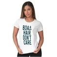 thumbnail image 4 of Boat Hair Don't Care Ocean Vibes Cute Women's Graphic T Shirt Tees Brisco Brands X, 4 of 5
