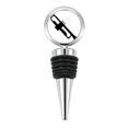 thumbnail image 1 of Horn Classical Music Vitality Sounds Bottle Stopper Stainless Steel Rubber Reusable, 1 of 4