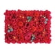 thumbnail image 1 of Panel artificial, panel de flores de rosa, panel floral, tapete floral, fondo fotográfico Rojo, 1 of 9