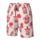 thumbnail image 4 of Balery Boba Milk Tea Traje de Baño Estilo Hawaiano para Hombre, Shorts de Secado Rápido con Bolsillos-XX-Large, 4 of 6