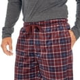 thumbnail image 6 of Eddie Bauer Men's Soft & Cozy Fleece Sleep Set EMW0018S (Heather Light Grey/Port Royal Plaid, XXL), 6 of 7