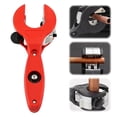 thumbnail image 3 of Ratcheting Tubing Cutter, 2 in 1 Close Quarters Tube Compact Cutter, Portable Ratcheting Tubing Cutter Tool for Cutting Copper, PVC, and Soft Metal Pipes, 3 of 9