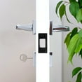 thumbnail image 2 of MOVTOTOP Door Lock Latch Box Strike Plate - Security Door Lock Deadbolt Strike Plate And Box With Screws - Universal Door Hardware Replacement Solution For Misalignment/Jamming/Sticking, 2 of 7